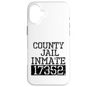 Costume d'halloween Effrayant Prisonnier de la Prison du comté Coque pour iPhone 16 Plus