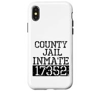 Costume d'halloween Effrayant Prisonnier de la Prison du comté Coque pour iPhone X/XS