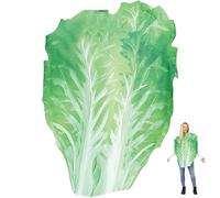 Costume d'halloween en Feuille De Laitue, Salade, Légumes À Feuilles, Nourriture Fantaisie, Fête Amusante pour Femme, Adulte, Taille Unique