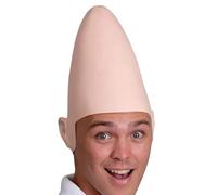 Costume d'Halloween en forme de cône chauve - Costume étrange | Chapeau de perruque de maquillage en latex pour femmes, jeunes, filles, adolescents, garçons, amis
