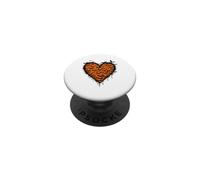 Costume d'halloween en Forme de cœur, Citrouille, Squelette, fantôme, sorcière, Horreur PopSockets PopGrip Adhésif