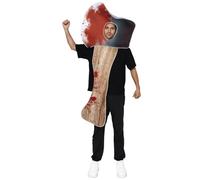 Costume d'Halloween en forme de haches sanglantes pour adultes - Tenue de fête d'horreur avec matériaux composites en éponge pour spectacles sur scène, événement à thème, fête d'Halloween, tissu