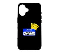 Costume d'halloween Facile « My Name is Prince Charming Crown » Coque pour iPhone 16