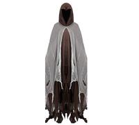 Costume d'Halloween fantôme féminin adulte, cape fantôme d'Halloween,Costume de cosplay de maison hantée respirant pour adultes | de cosplay d'activités effrayantes pour représentation sur scè