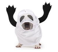 Costume d'Halloween fantôme pour chien - Tenue amusante pour animaux de compagnie chats chiots | Déguisements d'animaux doux et réglables - Style effrayant - Idée de costume pour un événement festif