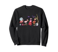 Costume d'halloween Flamant Rose sorcière Vampire Momie Sweatshirt
