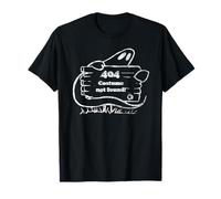 Costume d'halloween Ghost 404 Not Found T-Shirt