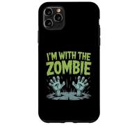 Costume d'halloween « I'm with The Zombie » pour Papa et Maman Coque pour iPhone 11 Pro Max