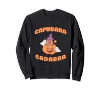 Costume d'halloween Mignon de Magicien Capybara avec sortilège Amusant Sweatshirt