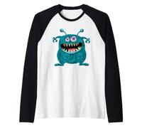 Costume d'halloween Mignon Monstre drôle de Monstre Manche Raglan