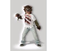 Costume D'Halloween Monstre Loup-Garou Pour Enfant Garçon 17015