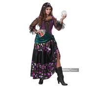 Costume D'Halloween Mystique Charmeuse Gipsy Fortune Pour Adulte 01108
