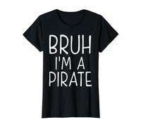 Costume d'halloween Paresseux de Pirate Bruh prétendant Que T-Shirt Graphique avec Valeur