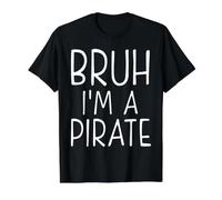 Costume d'halloween Paresseux de Pirate Bruh prétendant Que T-Shirt Graphique avec Valeur