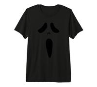 Costume d'halloween Paresseux Scream Ghost-Face Effrayant Effrayant T-Shirt Haut de Gamme