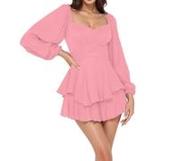 Costume d'Halloween pirate pour femme - Robe à épaules dénudées - Robe courte - Combinaison à volants - Mini robe élégante et décontractée - Short Renaissance - Corset - Costume de carnaval