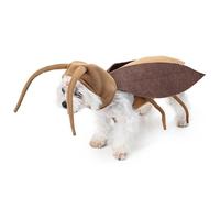 Costume d'Halloween pour animal de compagnie - Costume de cafard amusant avec antennes pliables et jambes Velcro - Insectes - Vêtements de costumade pour chats et chiens - Déguisement de fête de Noël