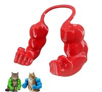 Costume d'halloween pour Animaux de Compagnie : Bras de Super-héros pour Chat, Bras musclés créatifs pour Chiens et Chats, Tenue d'halloween légère et Ajustable à accrocher au Cou (#B)
