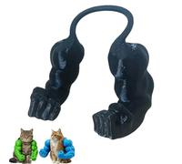 Costume d'halloween pour Animaux de Compagnie : Bras de Super-héros pour Chat, Bras musclés créatifs pour Chiens et Chats, Tenue d'halloween légère et Ajustable à accrocher au Cou (#C)