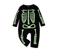 Costume d'Halloween pour bébé Citrouille Costume Enfants Garçons Filles Combinaisons pour Bébés Manches Longues Imprimé Citrouille Costumes Festifs Vacances Mes Premiers Halloween 0-6 mois