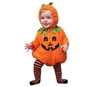 Costume d'Halloween pour bébé - Costume de citrouille - Unisexe - Costume d'Halloween - Costume de citrouille - Vêtements garçons et filles - Combinaison haut - Grenouillère - Ensemble pour nouveau-né