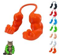 Costume d'halloween pour Chat : Bras De Super-héros, Accessoire De Cosplay avec Bras Musclés Imprimés en 3D, Tenue d'halloween Légère À Accrocher Autour du Cou, Accessoires De Cosplay (#A,L)