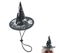 Costume d'Halloween pour chat | Costume de sorcière d'Halloween pour chiens | Bandeau en maille réglable pour chat, cosplay, intérieur et extérieur, événement de Noël
