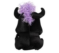 Costume d'Halloween pour chat | Costume de vampire pour chien Cape de vampire à capuche avec cornes mystiques en noir et violet Matériau doux pour la peau pour Halloween Festivals et événements Taille