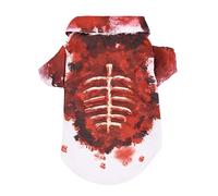 Costume d'Halloween pour chat - Costume d'Halloween pour animaux de compagnie - Costume effrayant pour animal de compagnie - Accessoire de fête d'Halloween - Tenue de vacances d'horreur imprimée pour