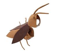 Costume d'Halloween pour chat - Costume réaliste d'aile de roach et d'antenne. Tenue respirante pour animaux de compagnie ou pour les fêtes de Noël