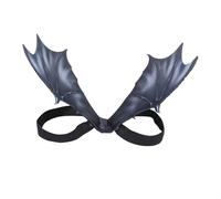 Costume d'halloween pour Chien Black Bat Wings - Tenue de Cosplay Festive et créative - Costume pour Une fête en Plein air - Chiot ou Festival d'automne