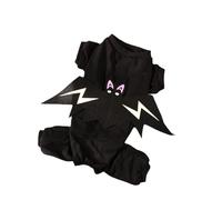 Costume d'Halloween pour chien, chauve-souris, phosphorescent pour schnauzer, beagles, bouledogue français, mini pinceur (taille S)