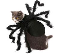 Costume d'Halloween pour chien et chat - Tenue Spooky Pet prrty | Design d'araignée effrayante pour petits animaux de taille moyenne, astuce amusante ou soigner Petwear pour les fêtes de vacances