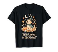 Costume d'halloween pour Chien sorcière Way to The Treats T-Shirt