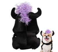 Costume d'Halloween pour chiens - Cape de chat réglable Costumes pour chapeaux de sorcière Vêtements pour chiens d'Halloween, Costume de magicien doux et confortable Costume de chien de sorcière pour