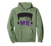 Costume d'halloween pour Couple Mr. et Mrs. Frankenstein Sweat à Capuche