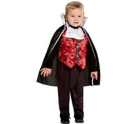Costume D'Halloween Pour Enfants Garçons Dracula Vampire Tenue Fantaisie Âge 1-4