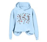 Costume d'Halloween pour femme avec cordon de serrage Y2K - Pull décontracté - Lanternes d'Halloween tendance - Hauts à capuche doux d'Halloween effrayants pour le rendre effrayant avec capuche