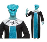 Costume D'Halloween Pour Homme Alien Awakening Avec Masque Neuf