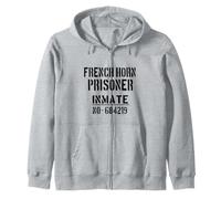 Costume d'halloween pour Joueur de cor français/Prisonnier Sweat à Capuche