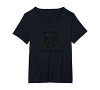 Costume d'halloween pour Papa : Slogan Amusant pour Parent épuisé T-Shirt, Femme Grandes Tailles, Noir, 5X