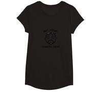 Costume d'halloween pour Papa : Slogan Amusant pour Parent épuisé T-Shirt, Fille, Noir, M