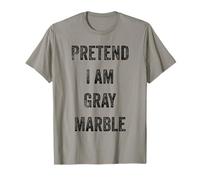 Costume d'halloween « Pretend I Am Grey Marble Rock Stone Lover » T-Shirt