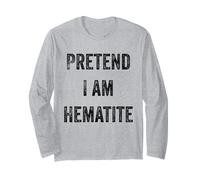 Costume d'halloween « Pretend I Am Hematite Mineral Stone Lover » Manche Longue