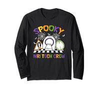 Costume d'halloween rétro Groovy Effrayant IRM Crew MRI Tech Manche Longue