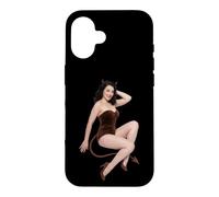 Costume d'halloween rétro pour Fille - Pin Up Devil Girl Coque pour iPhone 16