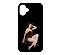 Costume d'halloween rétro pour Fille - Pin Up Devil Girl Coque pour iPhone 16 Plus