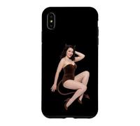 Costume d'halloween rétro pour Fille - Pin Up Devil Girl Coque pour iPhone XS Max