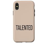 Costume d'halloween Simple adjectif de Mot talentueux Coque pour iPhone X/XS