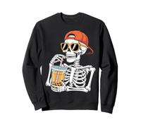 Costume d'halloween Squelette Boba Tea Sweatshirt